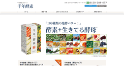 Desktop Screenshot of 1000nen.jp